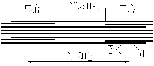 Structure construction method for tower crane foundation serving as basement bottom plate