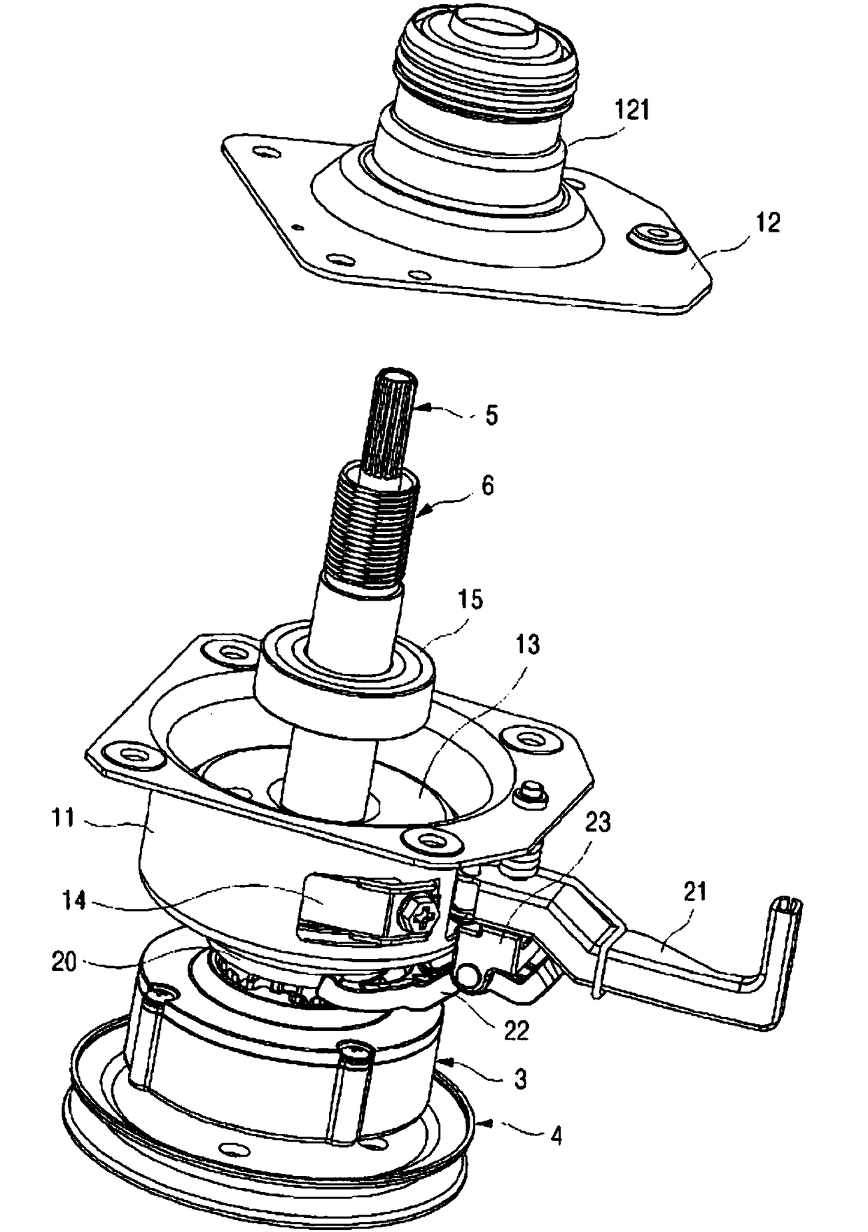 Driving apparatus for washing machine