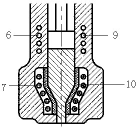 A forming device and forming method based on vacuum induction heating