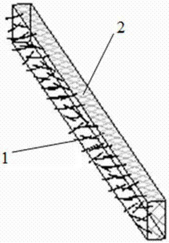 Construction method achieving fiber continuity at joint in process of pouring concrete for certain times