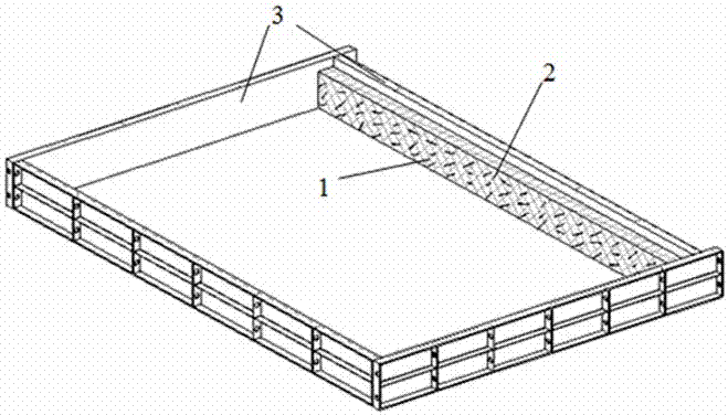 Construction method achieving fiber continuity at joint in process of pouring concrete for certain times