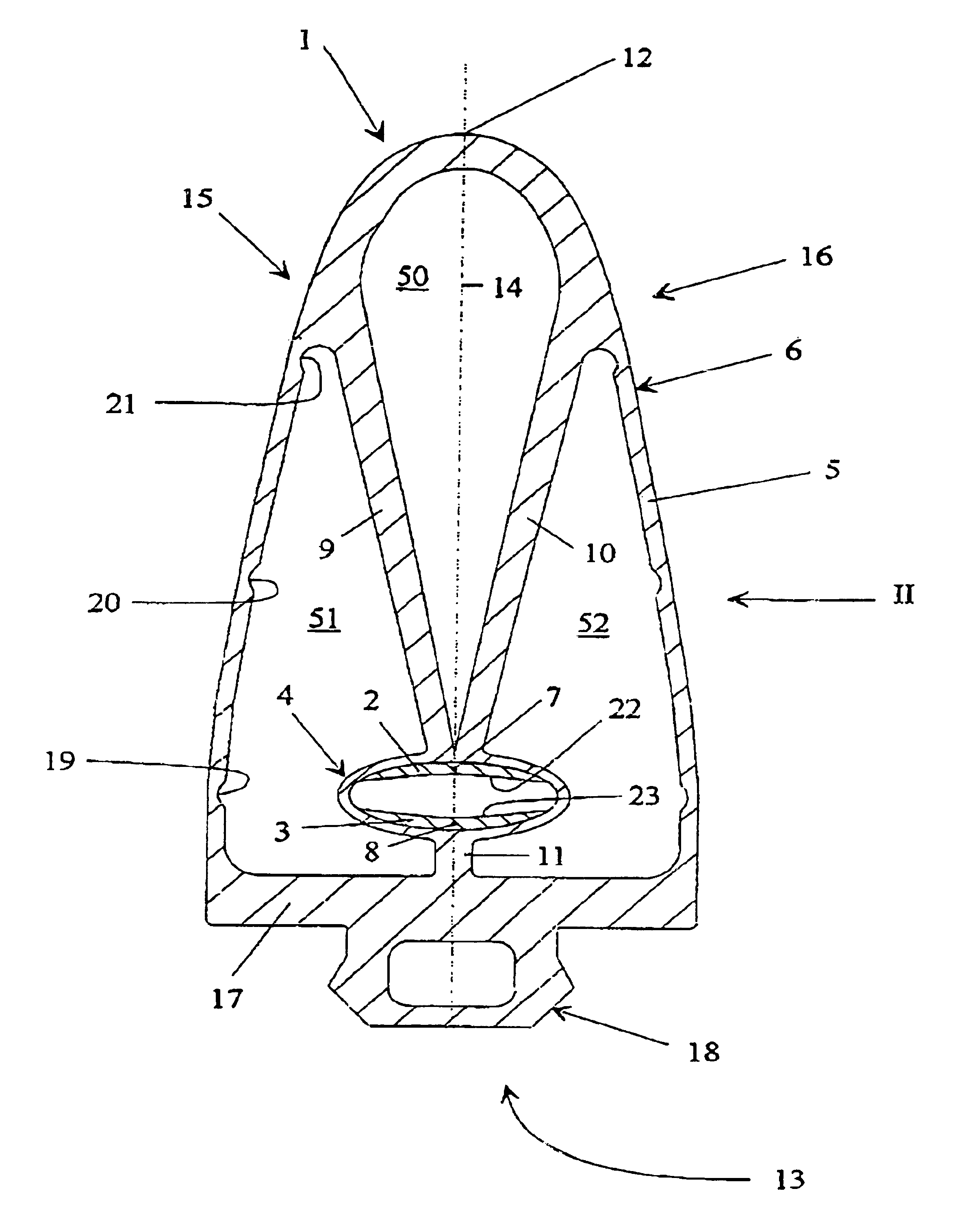 Safety contact strip