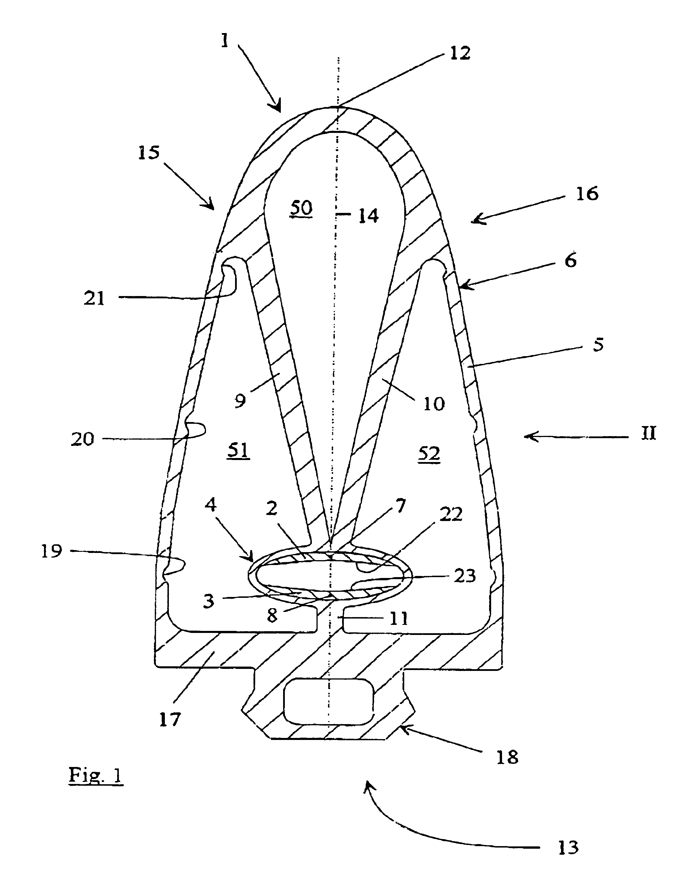 Safety contact strip