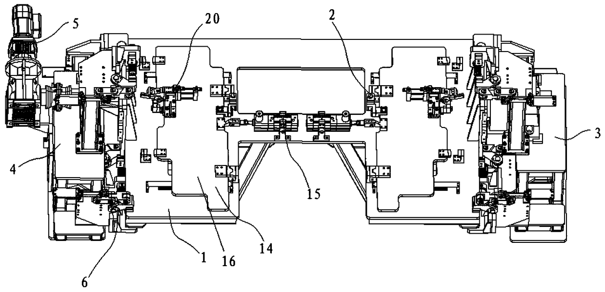 Positioning device for welding automobile parts