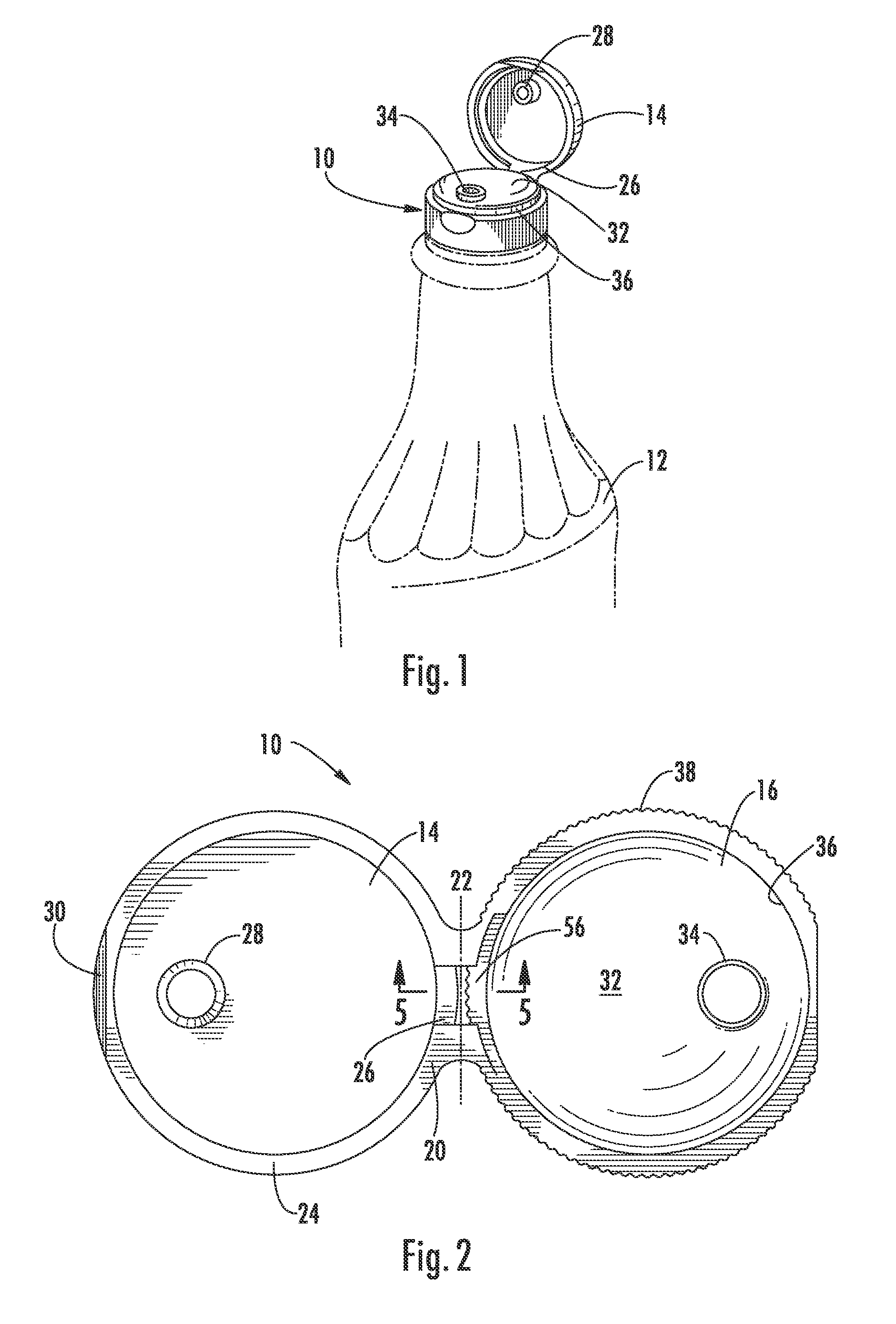 Dispensing closure with latch back