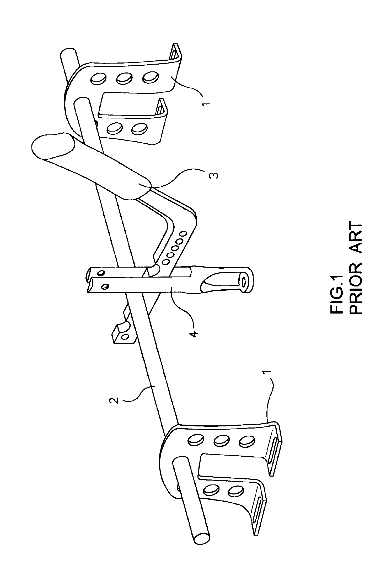 Spring detachment device for automobile