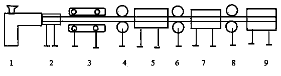 Ultra-high molecular weight polyethylene composite formwork and manufacturing method and device thereof