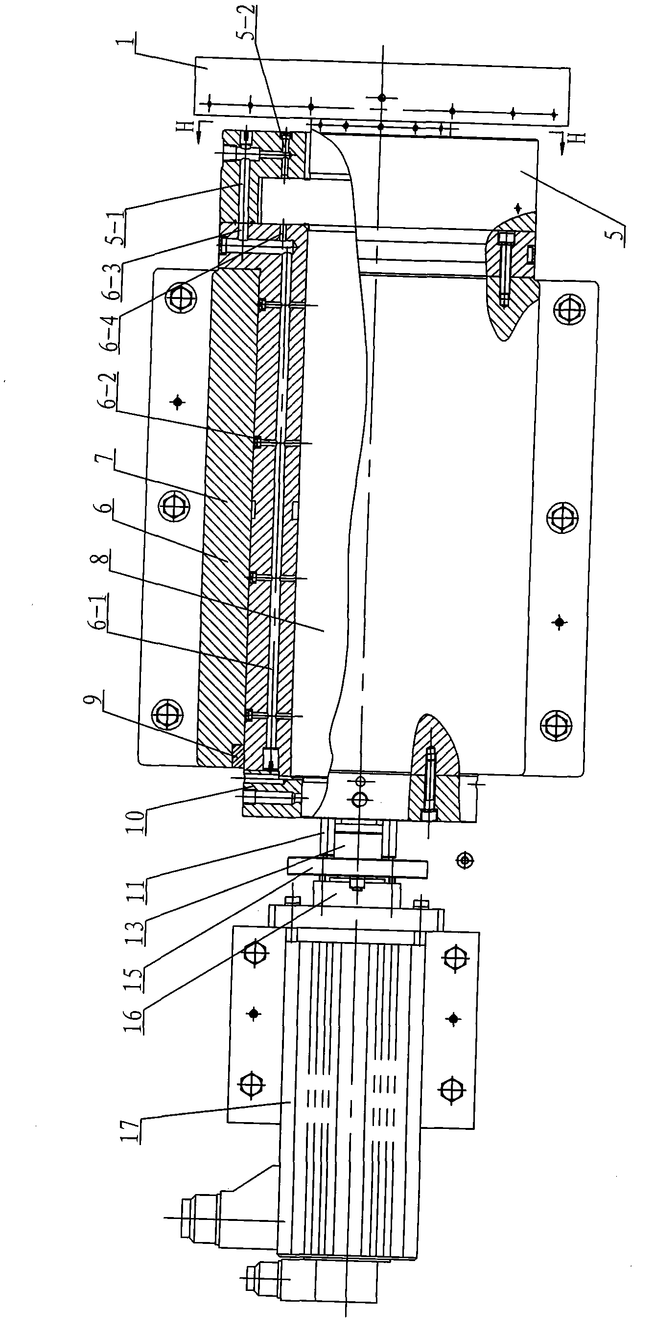 Separated drive spindle system of ultraprecision machining tool