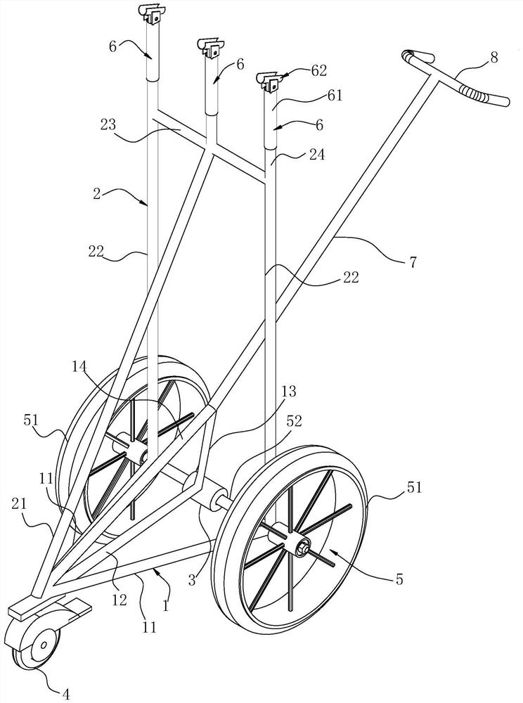 Electric back burning vehicle