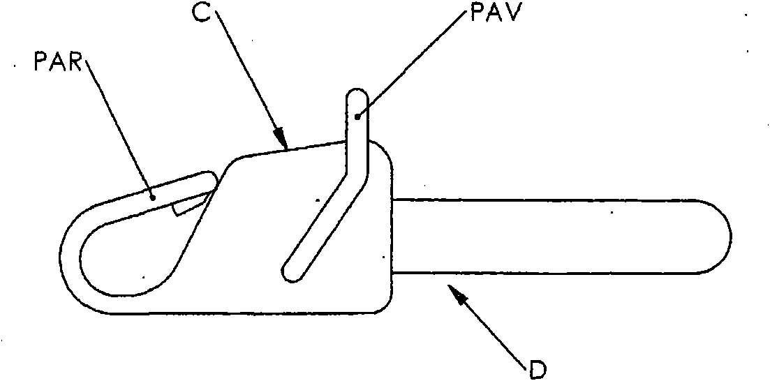 Portable electric chainsaw