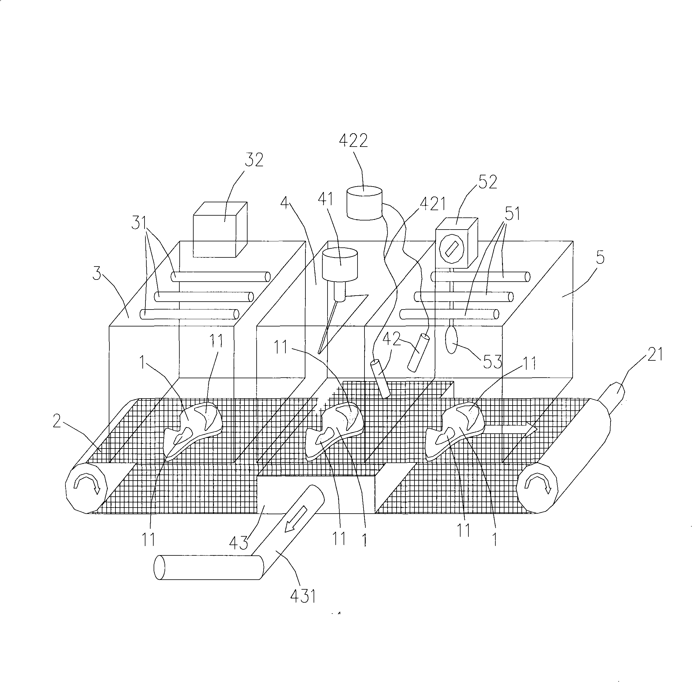 Processing method and apparatus for nonmetal object surface using hot melting adhesive glue powder