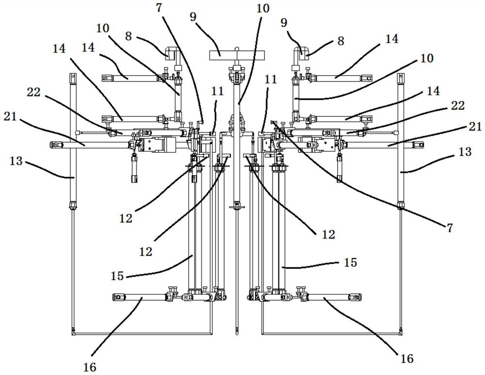 Automatic unpacking device and method for big bags