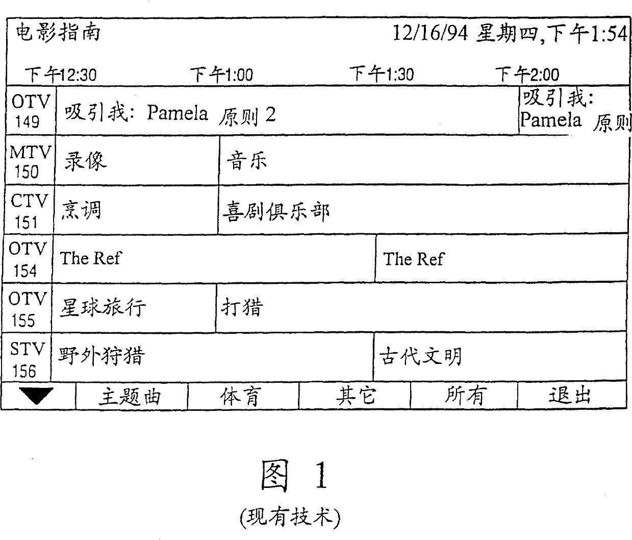 Method and device for providing programme information