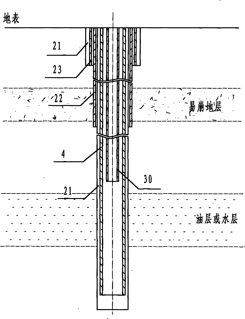 Method and device for conducting and recycling subterranean heat with production casings