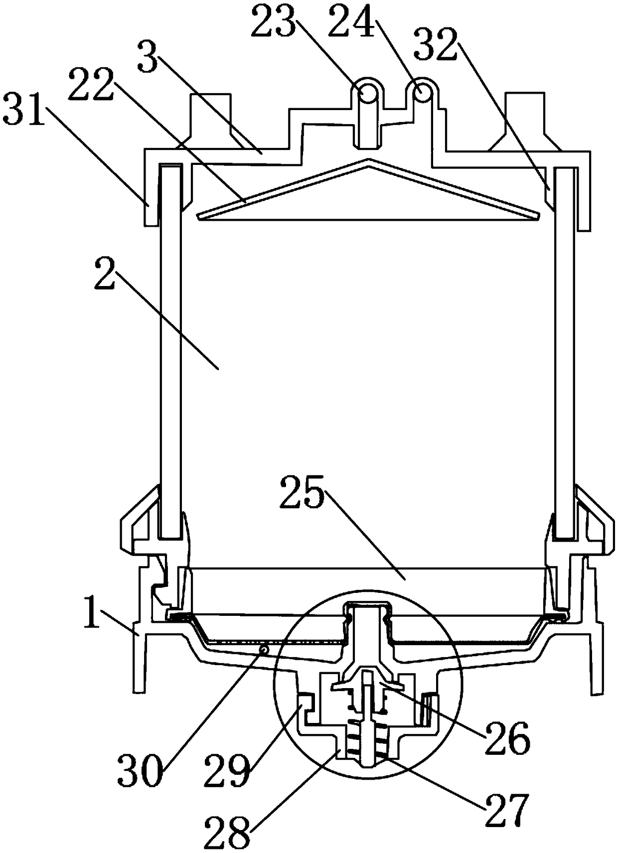 Brewing chamber for vacuum extraction brewing