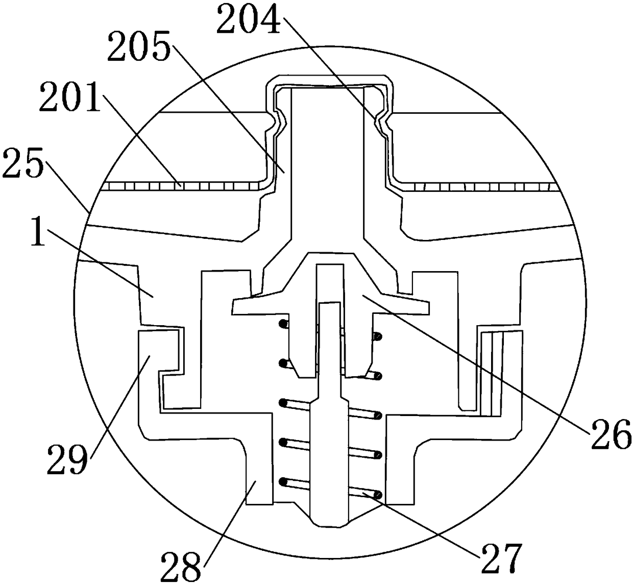 Brewing chamber for vacuum extraction brewing