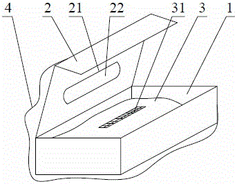 Packaging box for noodles in box