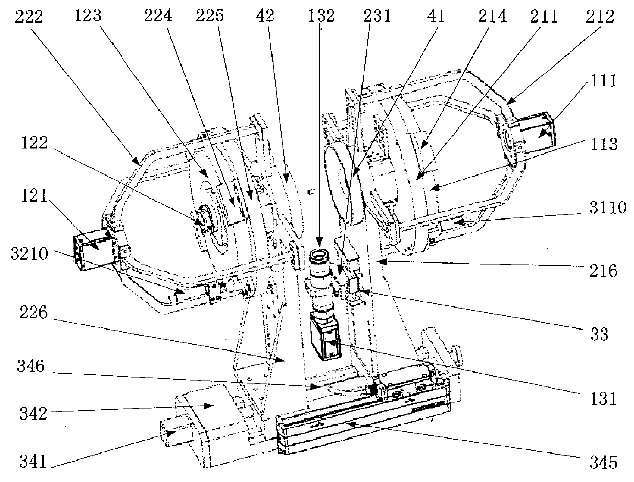 Laser alignment device with a movable mirror, laser-target alignment sensor with movable mirrors and laser alignment method