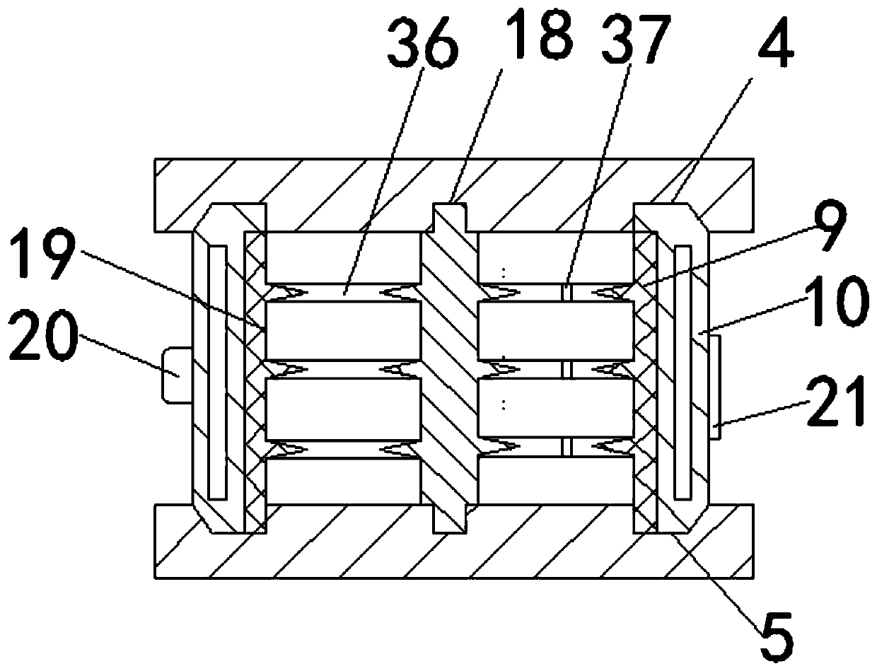 Integrated-type shock insulation supporting seat mould