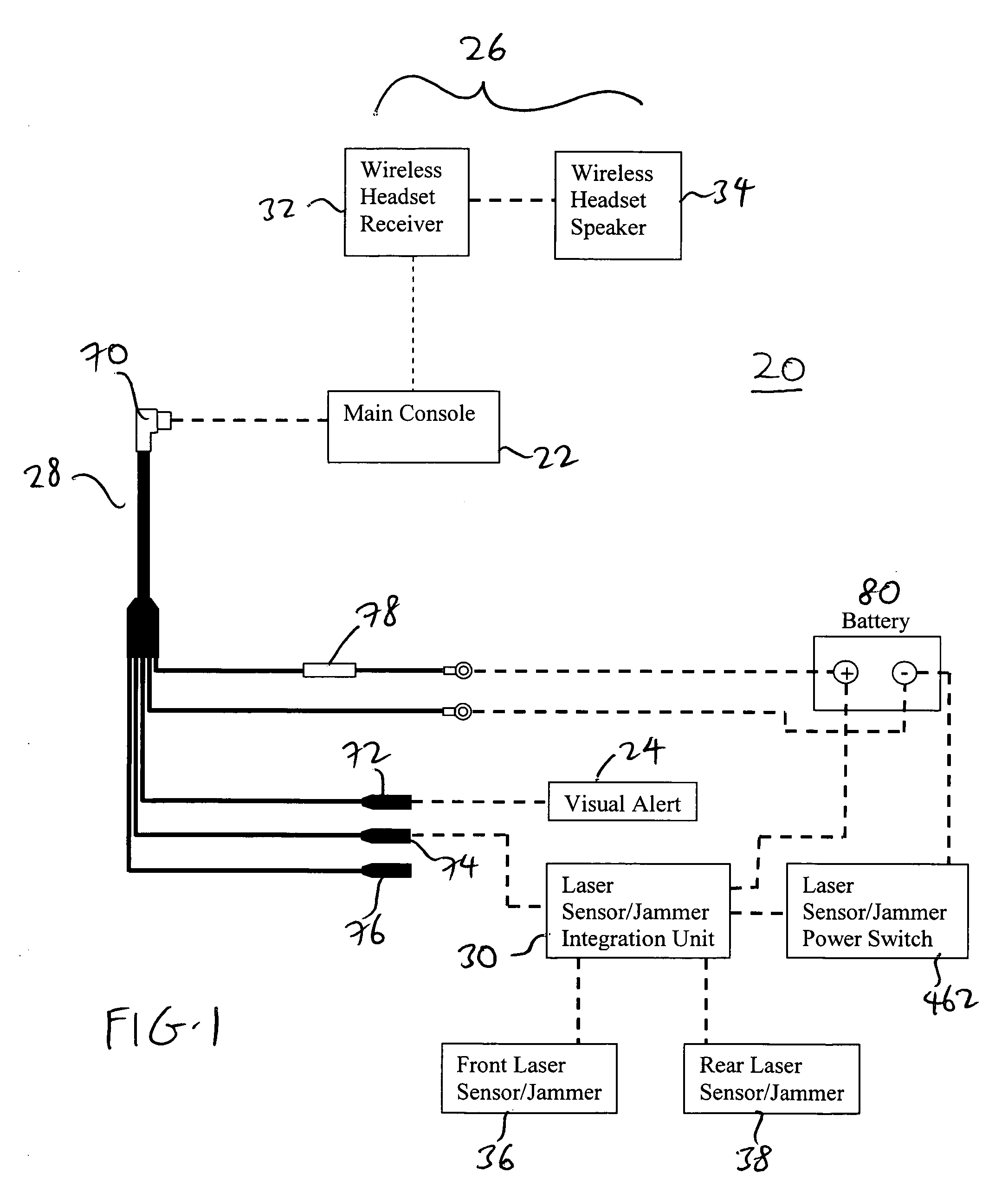 Motorcycle radar detection system