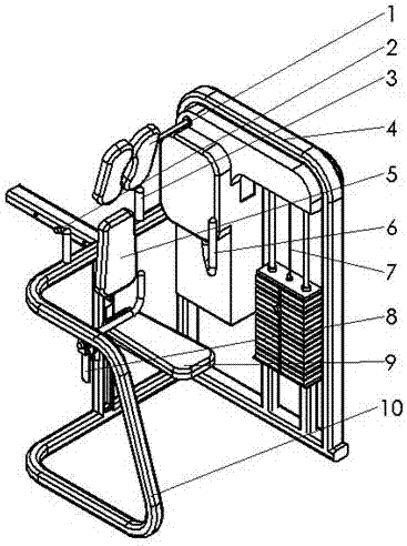 Instructions of exercise machine special for exercising upper body strength