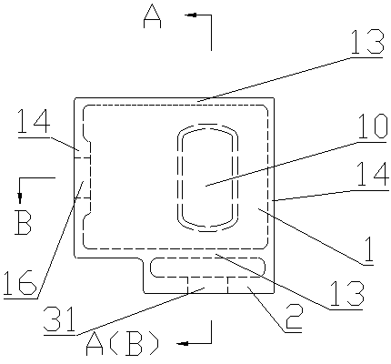 Corner fitting of container