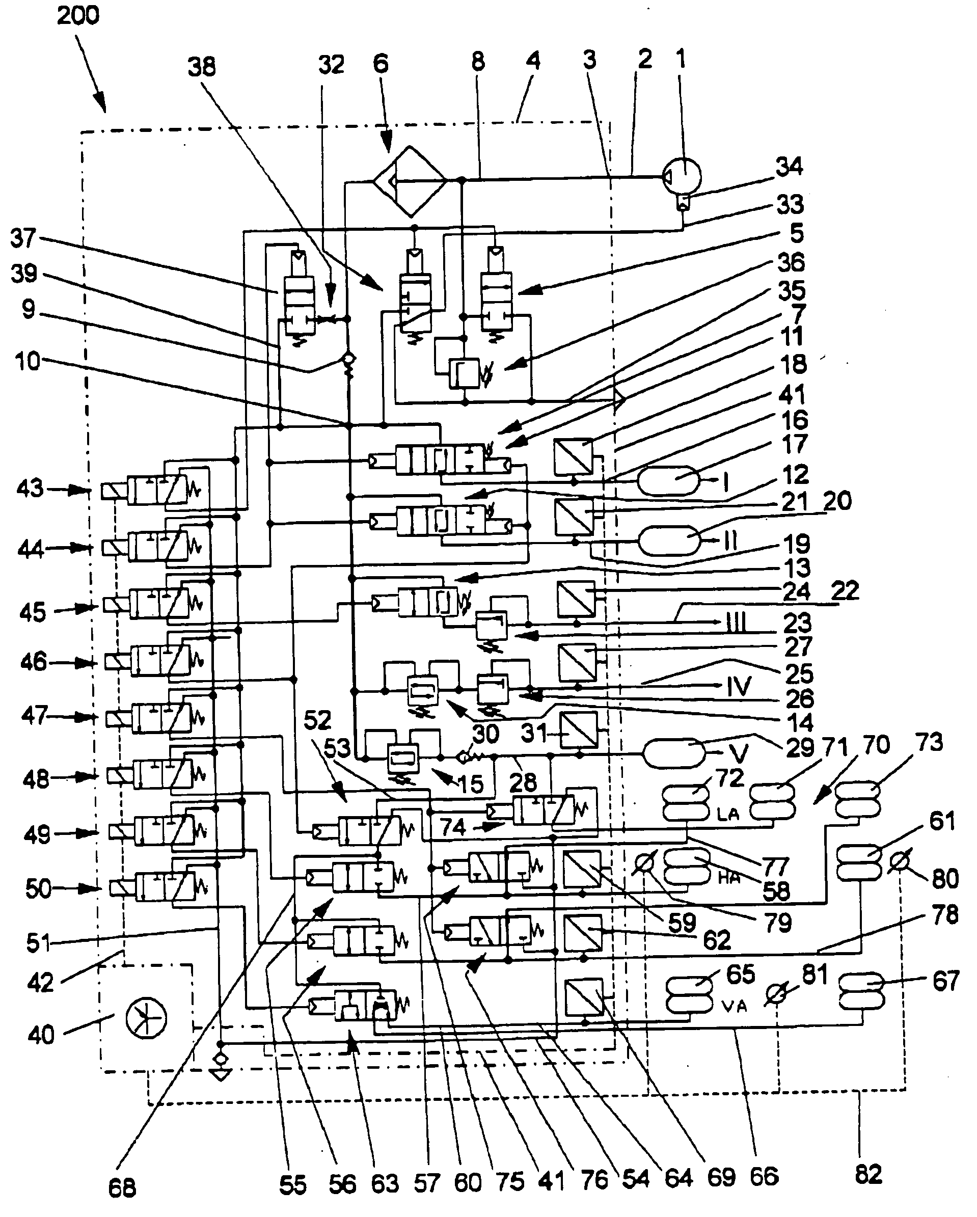 Compressed air processing apparatus for compressed air systems of motor vehicles