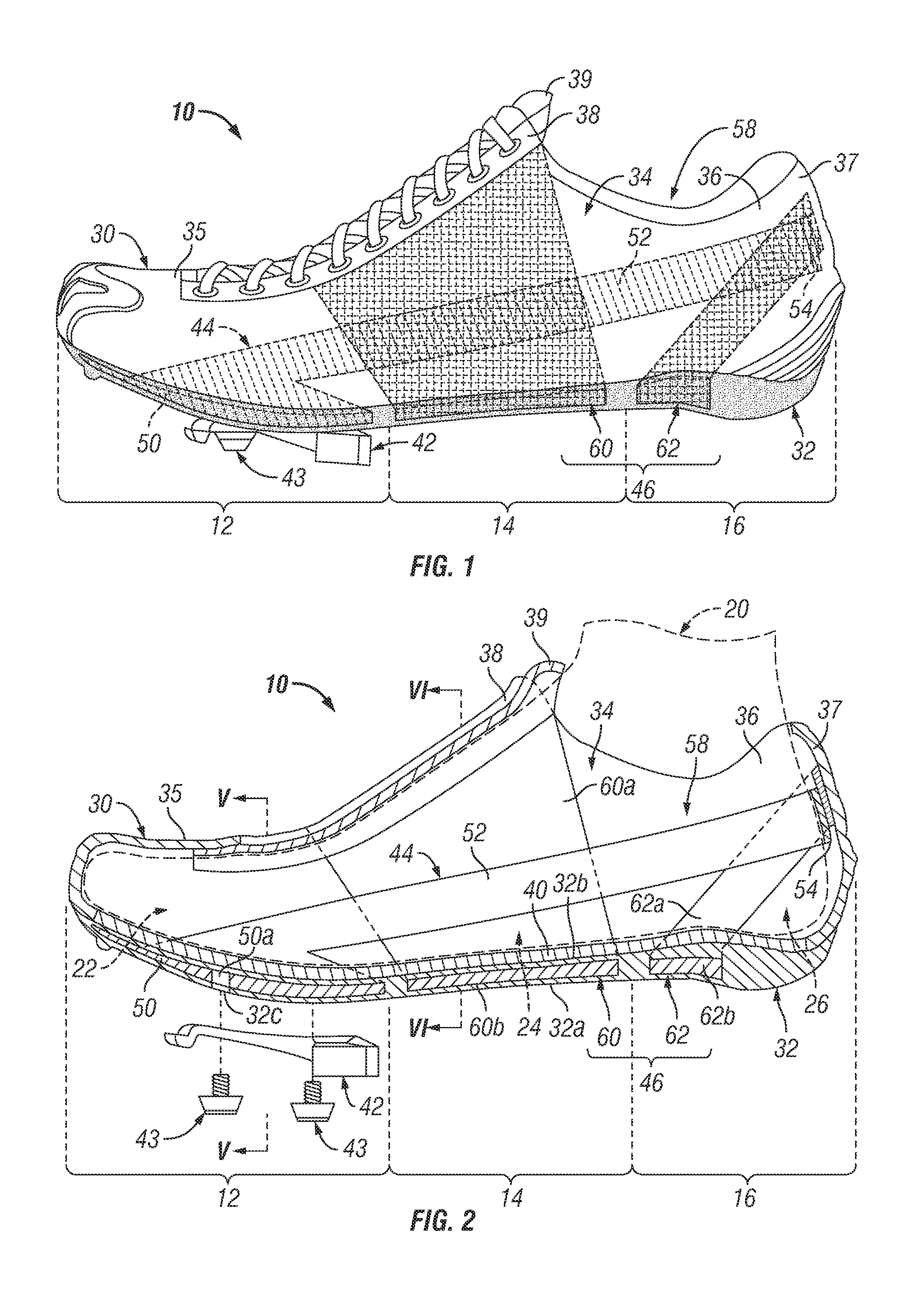 Bicycle shoe support and bicycle shoe