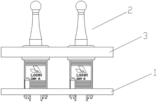 Tripping matrix logic pressing plate