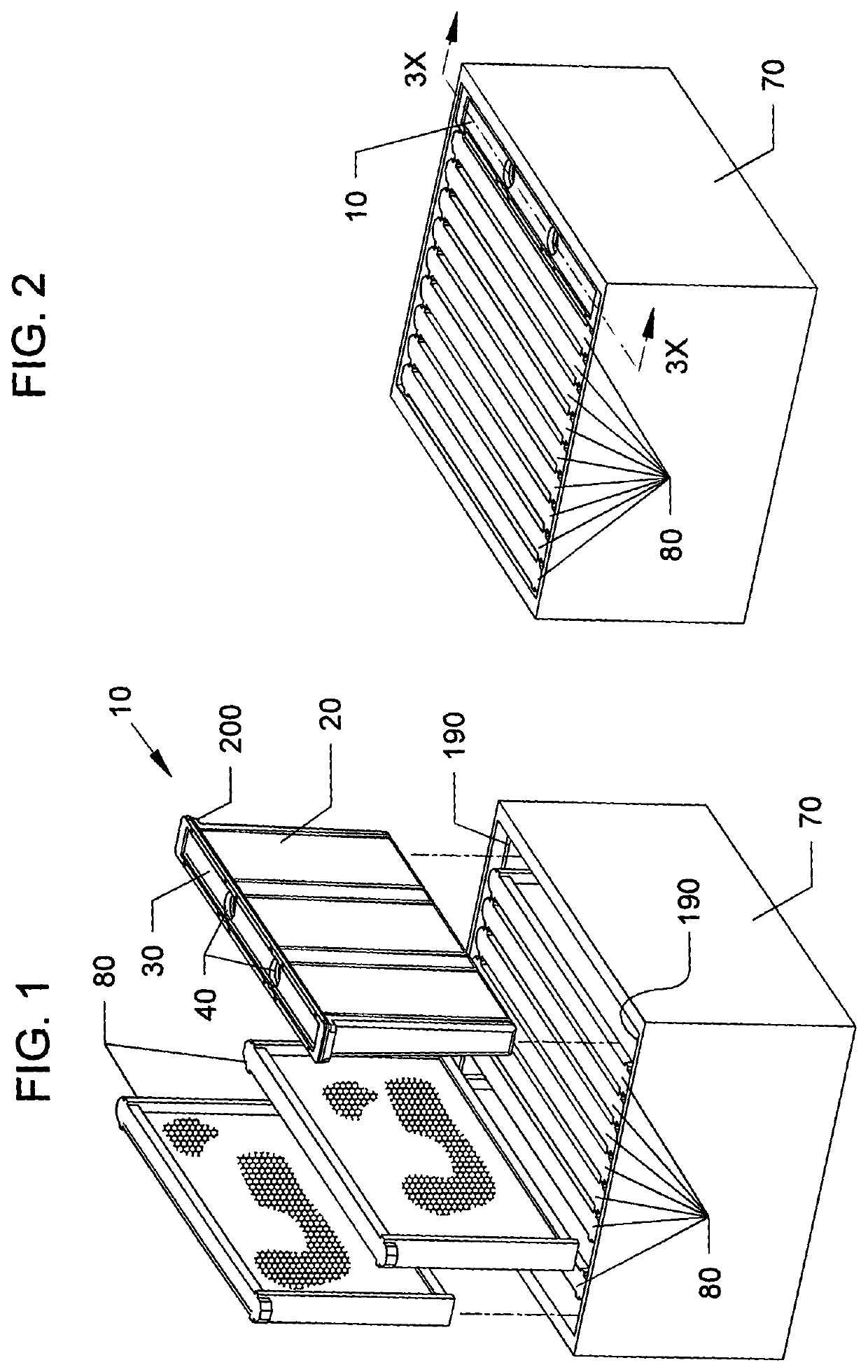 Division board hanging feeder