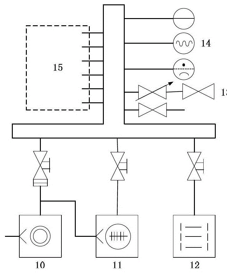 Test device and test method for absorption ratio of absorption chamber of optical pump magnetometer