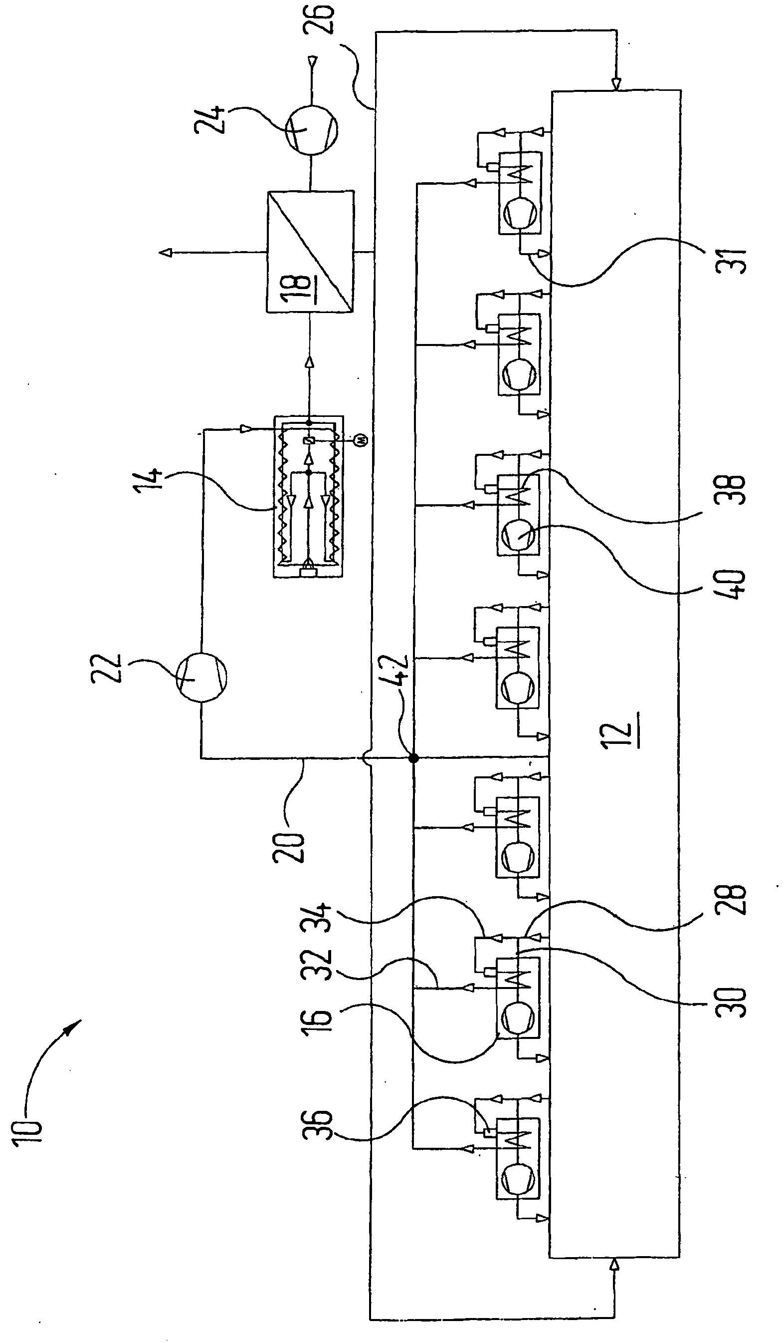 Dryer for lacquering facility