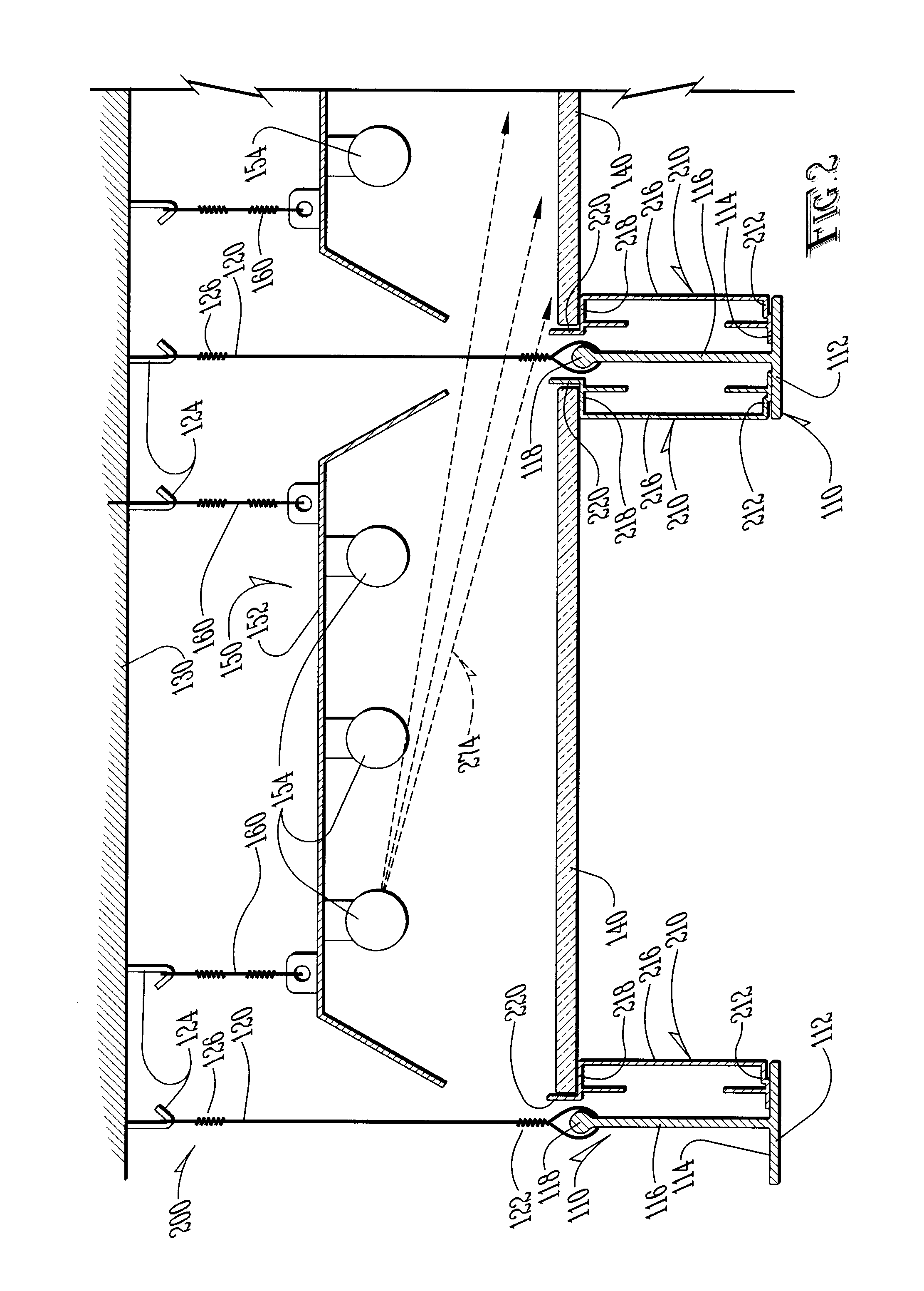 Method and system for creating an illusion of a skylight