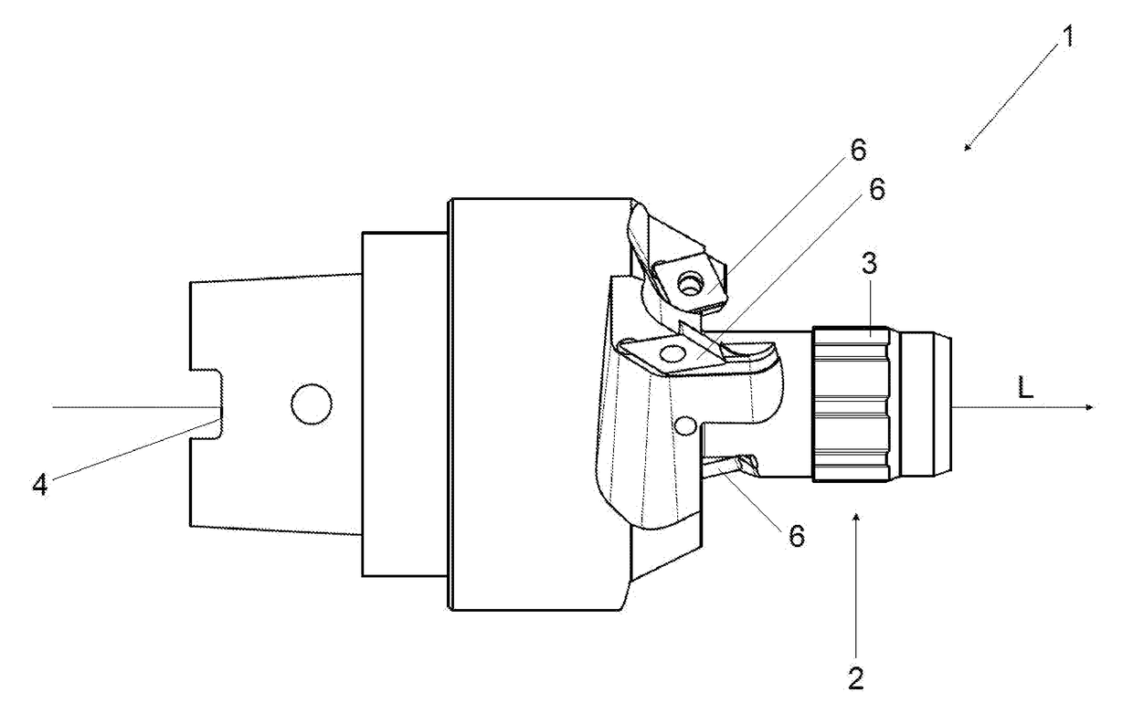 Chamfering tool with guide for eliminating vibrations