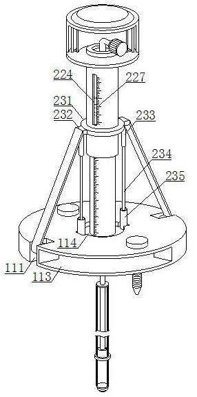 Portable foundation settlement detection device for constructional engineering