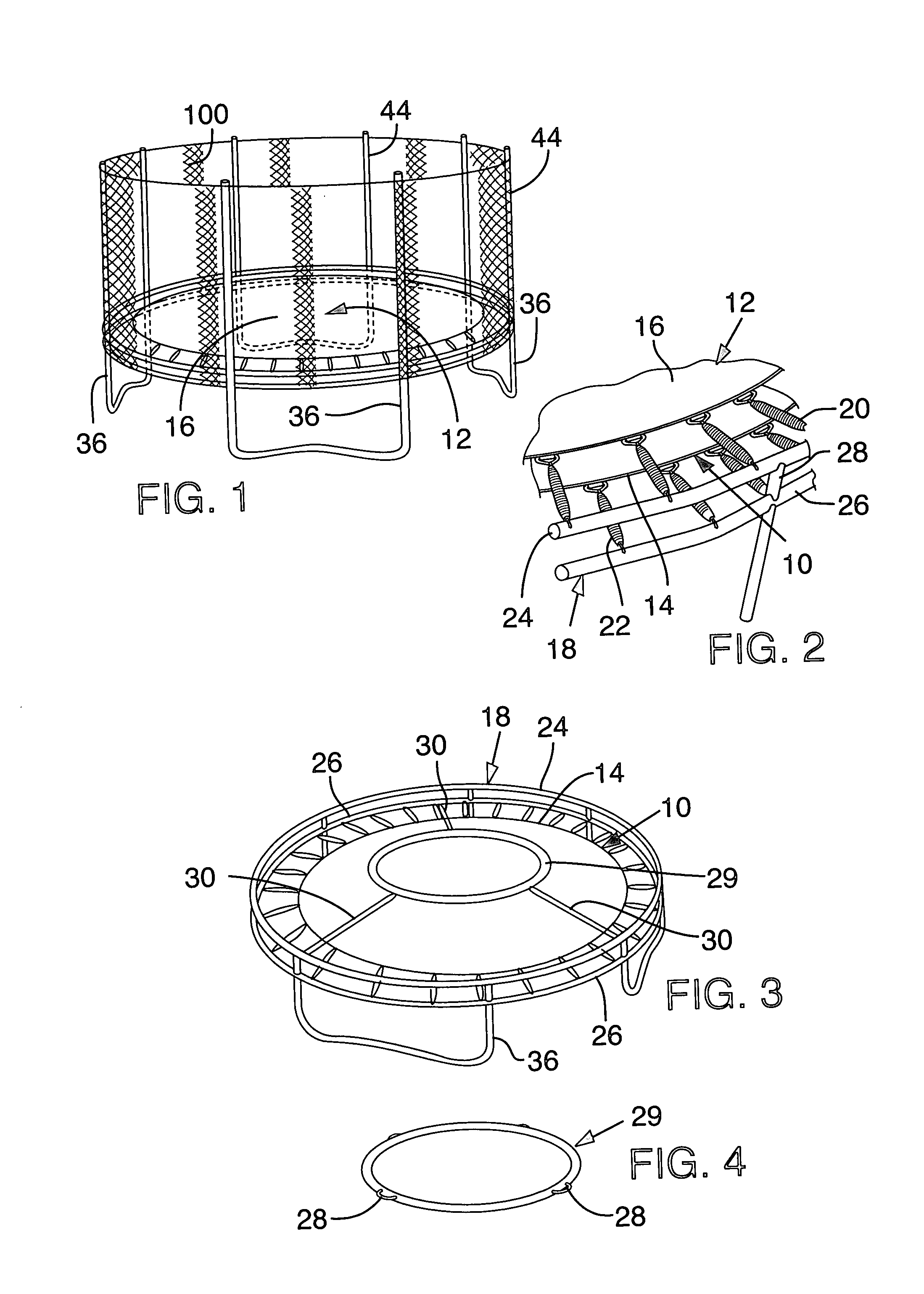 Trampoline system