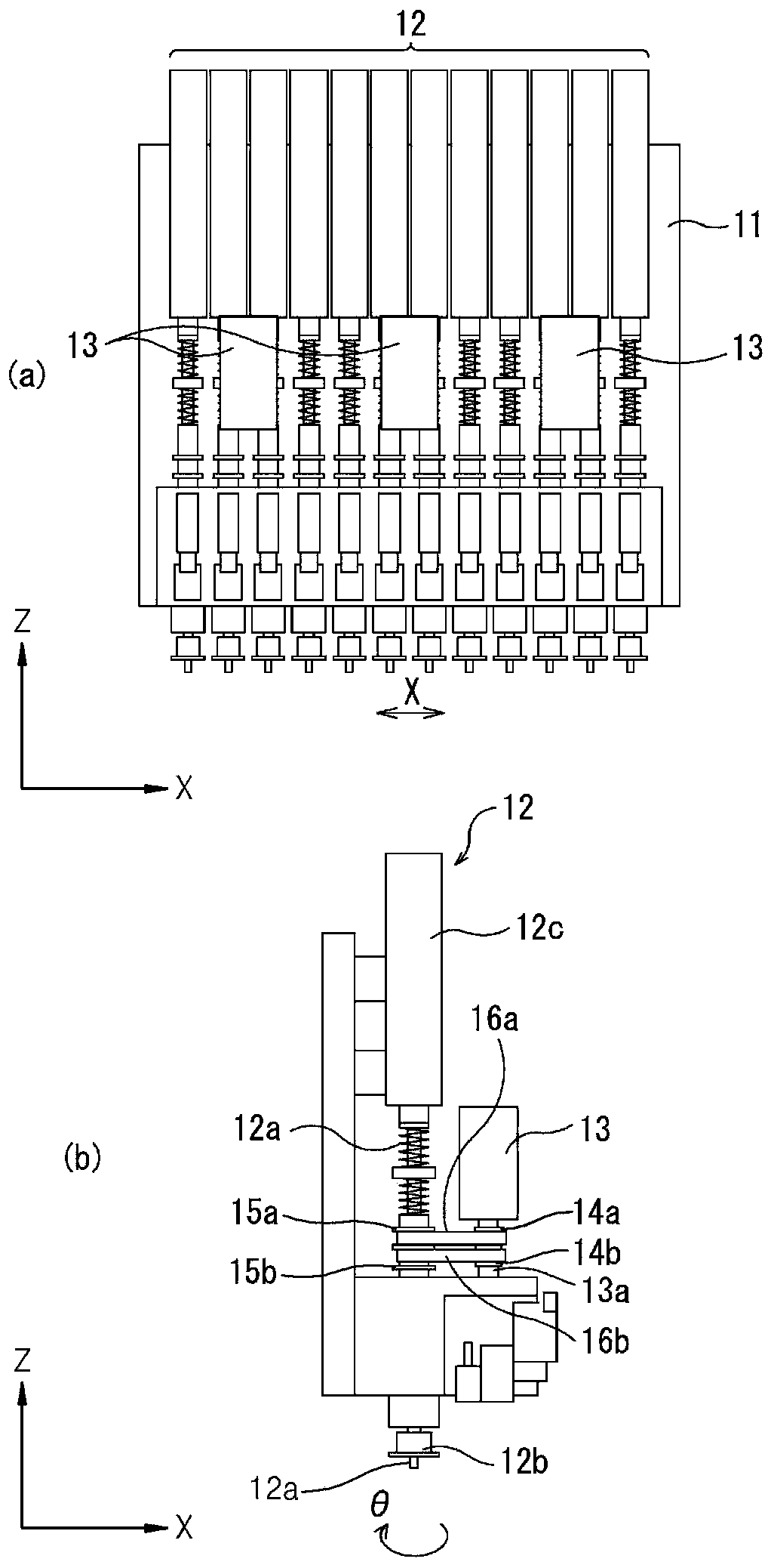 Mounting equipment for electronic components and its control method