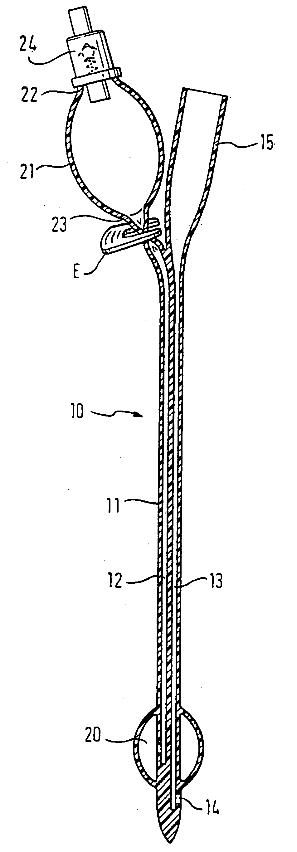 Medical device with elastomeric bulb