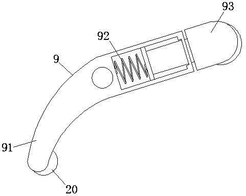 Candied green plum process and hand-held green plum pedicle removing device applied to candied green plum process