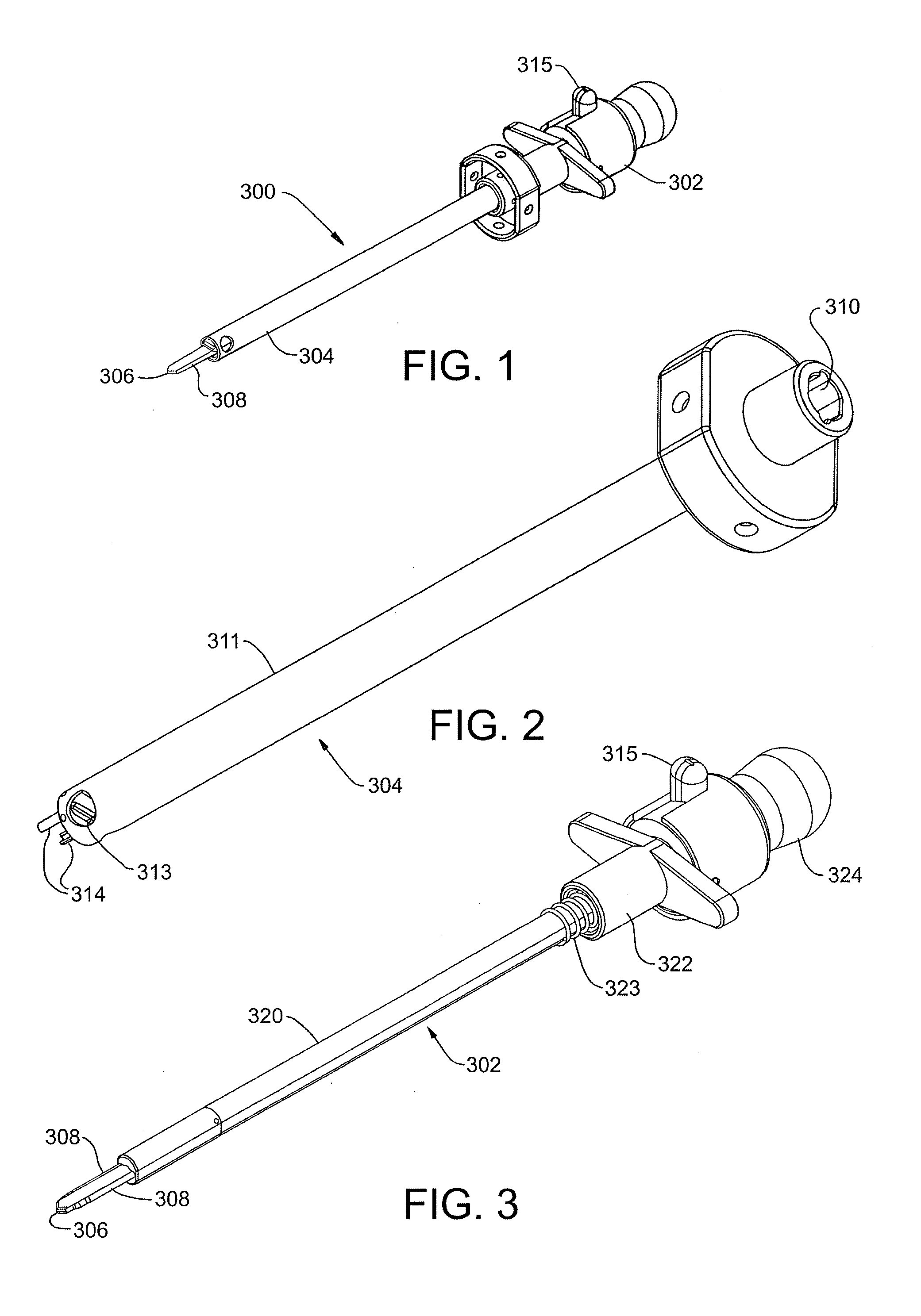 Apparatus and method for forming pilot holes in bone and delivering fasteners therein for retaining an implant