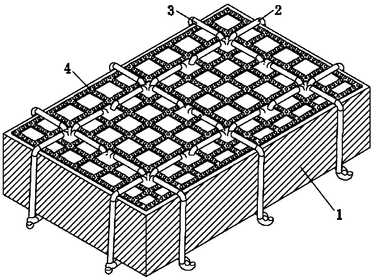 Bevel sewing machine and rigid sewing wire mesh weaving reinforced heat preservation board manufactured by same