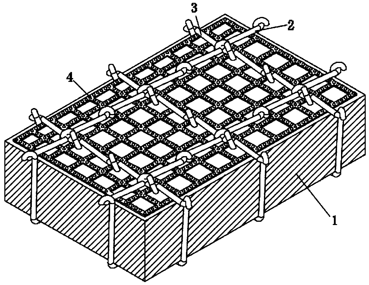 Bevel sewing machine and rigid sewing wire mesh weaving reinforced heat preservation board manufactured by same