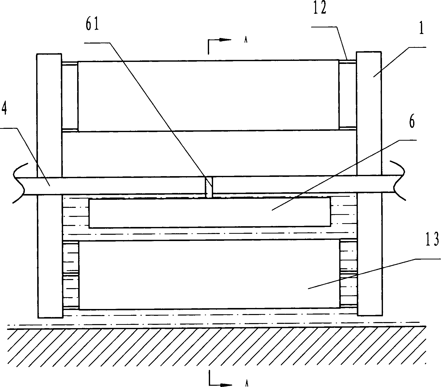 Channel slope-changing power generation method