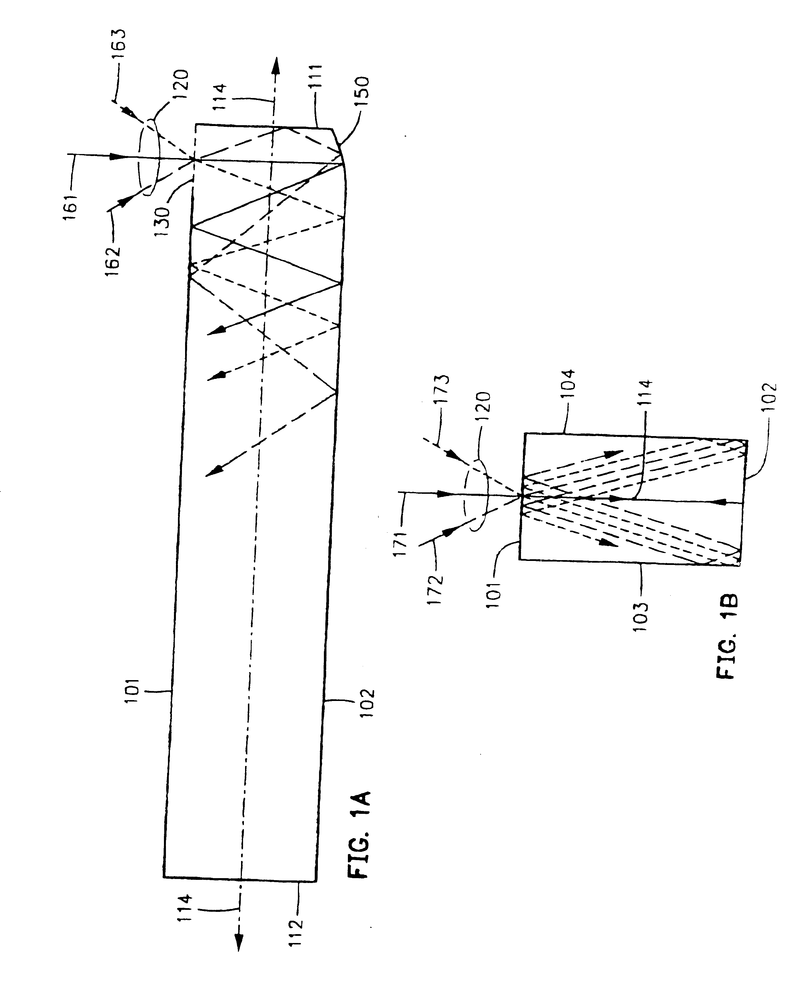 Laser with gain medium configured to provide an integrated optical pump cavity