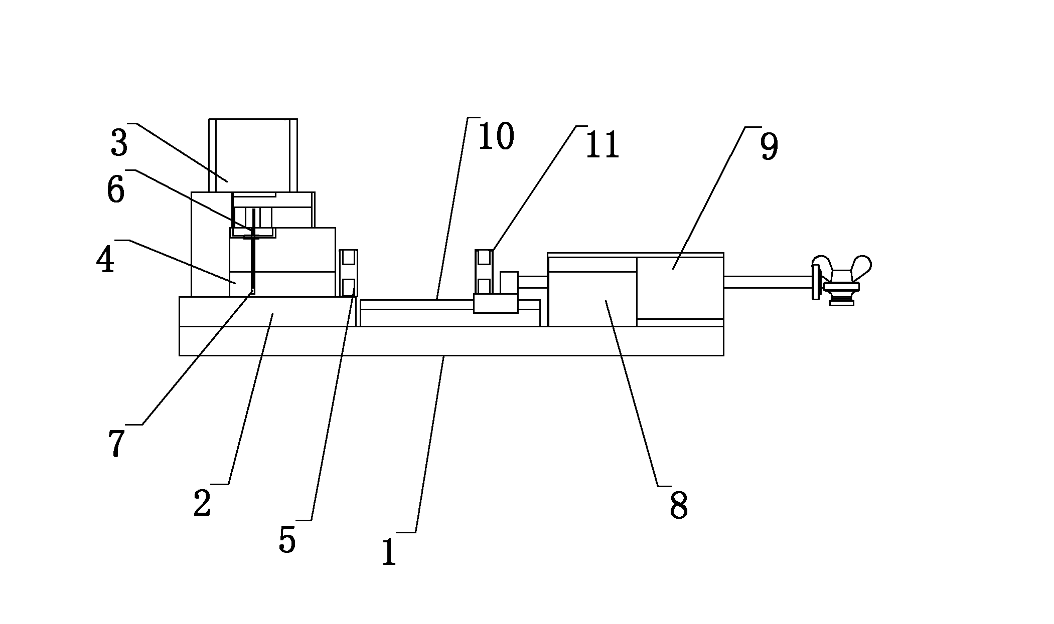 Corrugated pipe cut-off machine