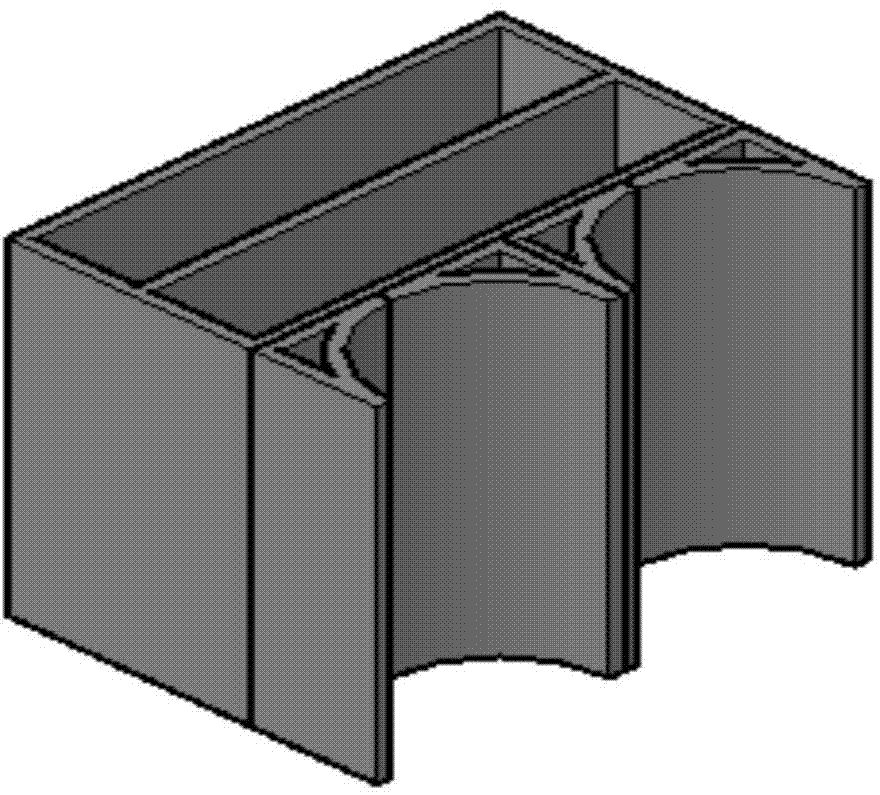 Reverse arc-shaped bulwark and computing method for total horizontal wave force of bulwark