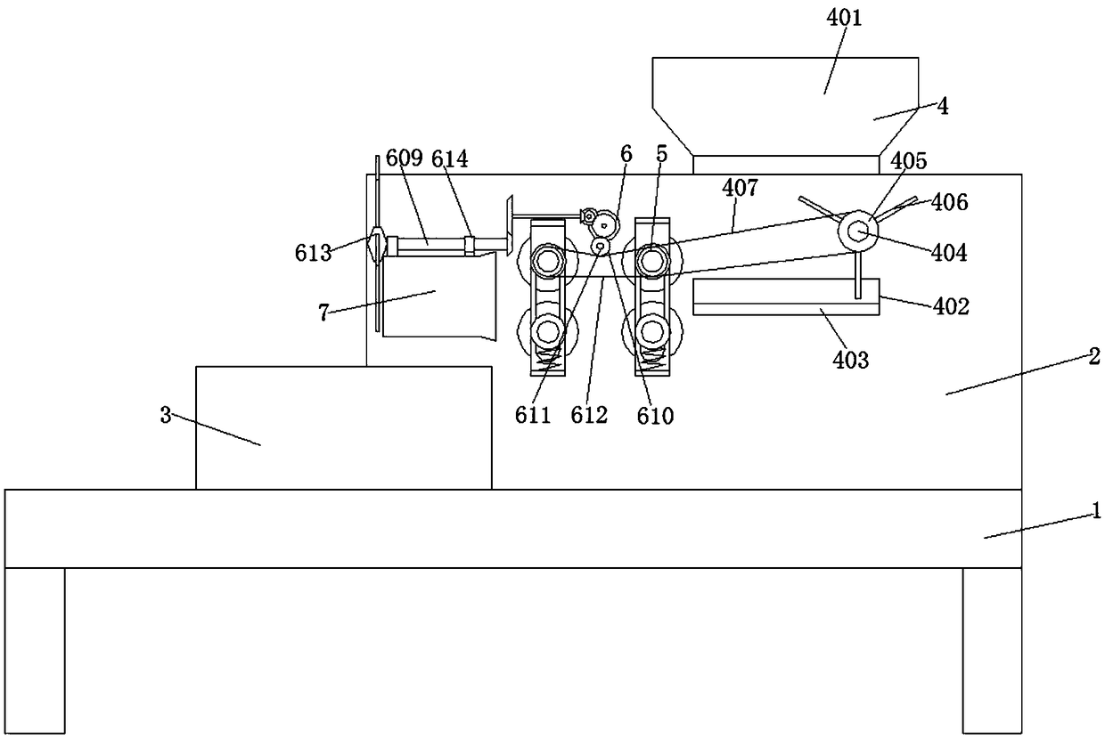 Segmenting device for manufacturing dried carrots