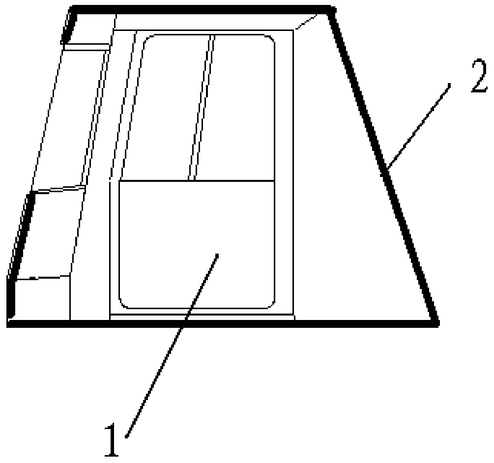 Damping and noise reduction structure of cab and mining dump truck