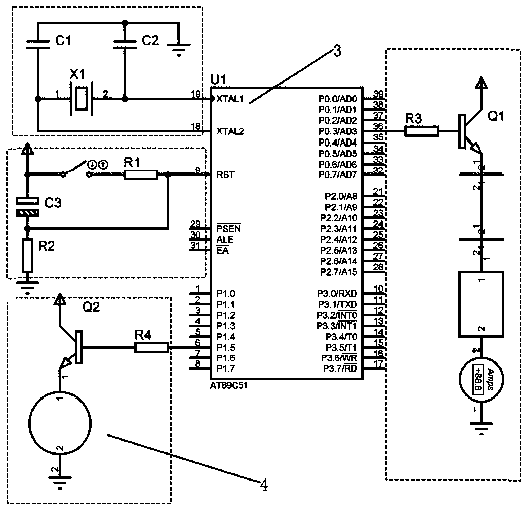 Device and method for monitoring and repairing crack of wing component