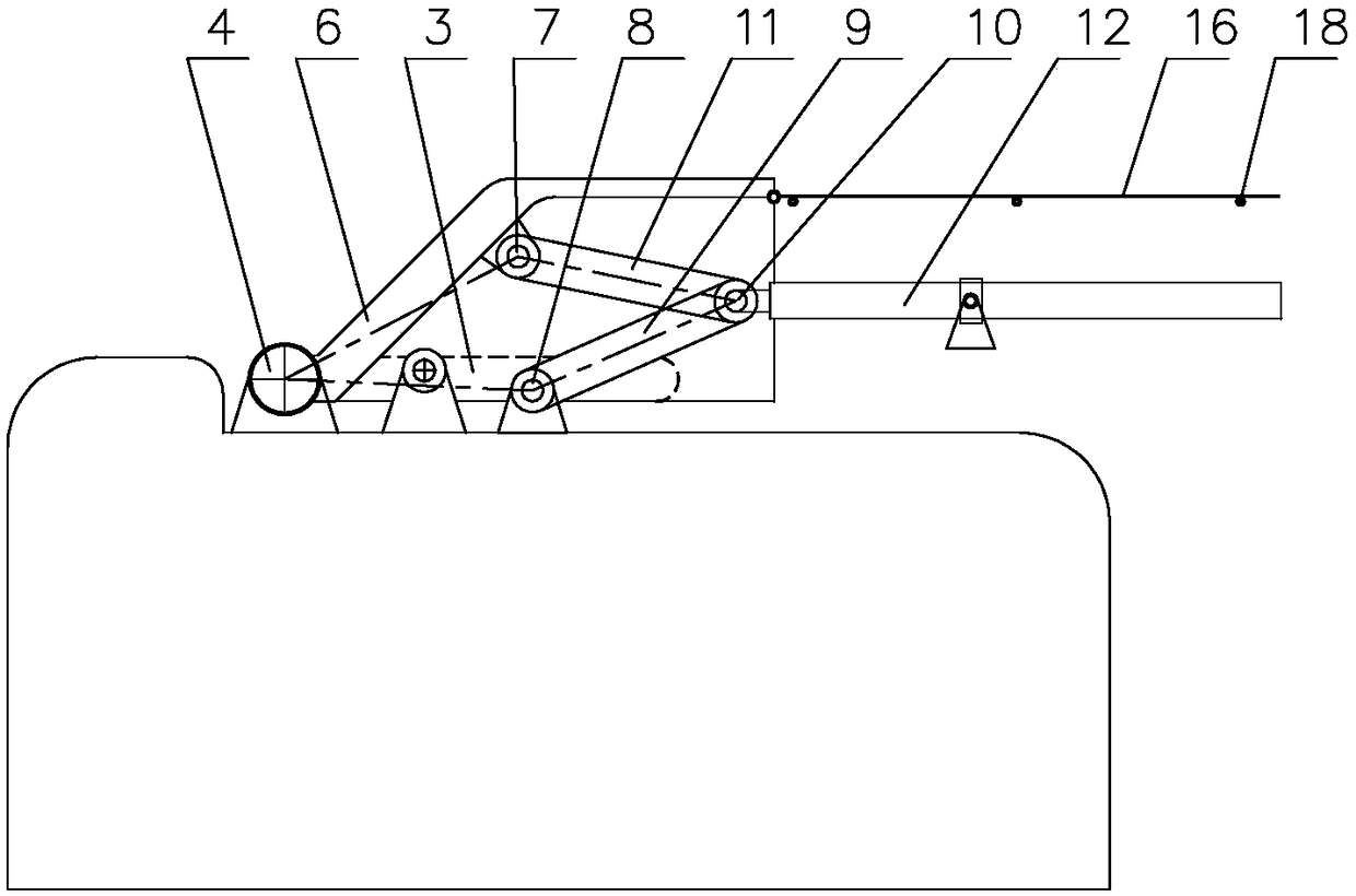 Crank-arm steel dam gate